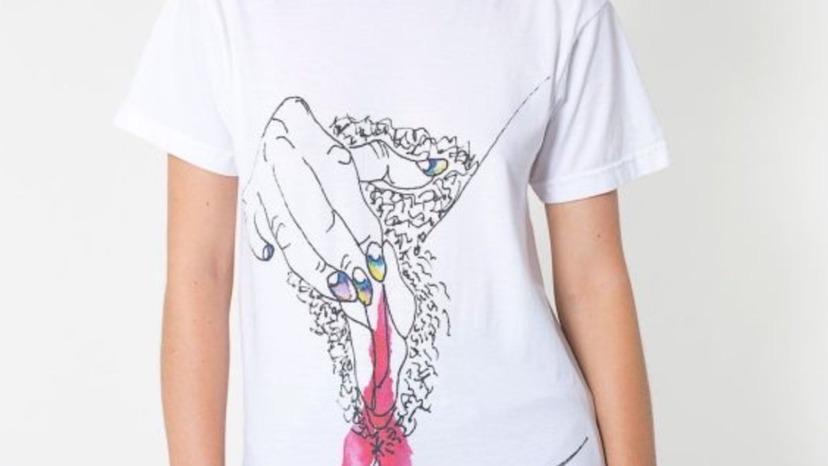 Senast i somras var American Apparel i hett vatten när de lanserade ett t-shirttryck föreställande en blödande vagina. 